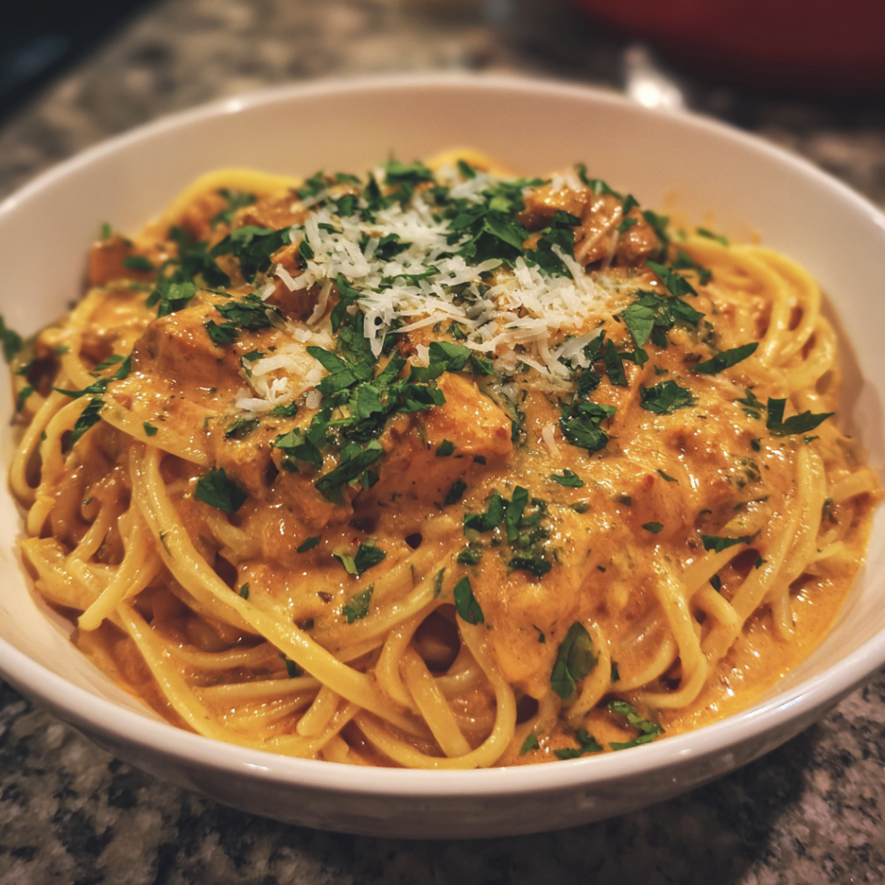 Cowboy Butter Chicken Linguine