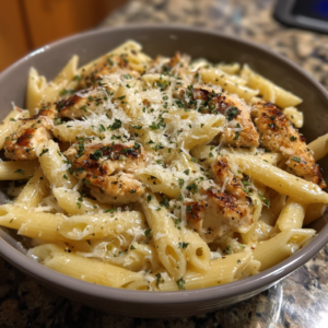 Creamy Garlic Parmesan Chicken Pasta