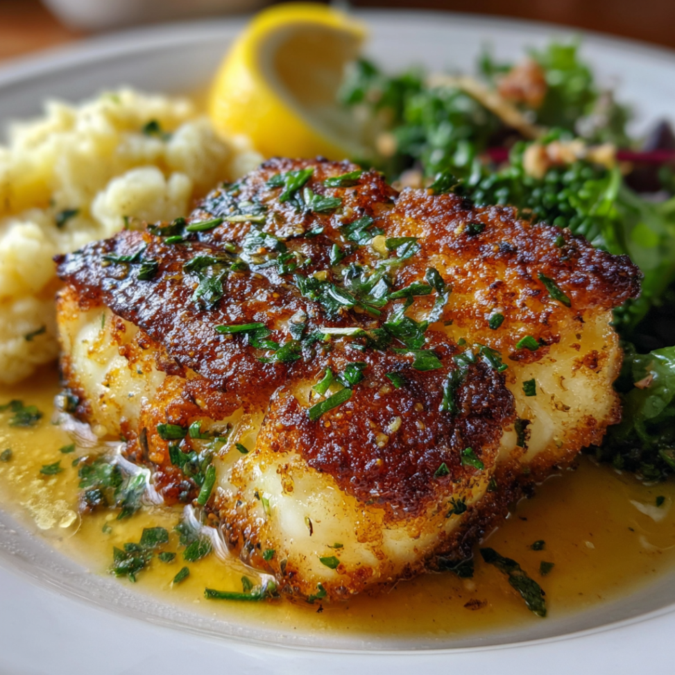 Garlic Butter Baked Cod