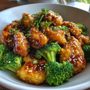 Honey Garlic Chicken and Broccoli