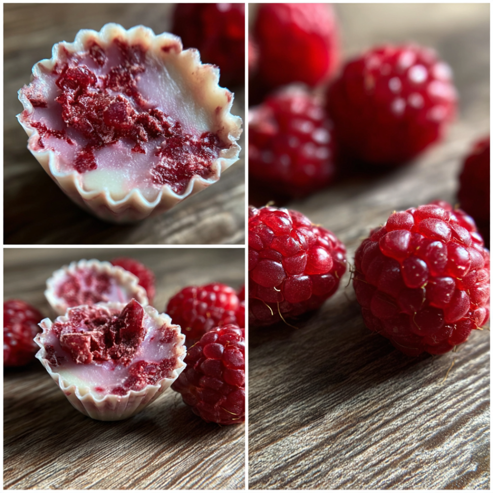 Raspberry Yogurt Bites