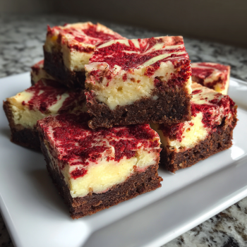 Red Velvet Cheesecake Brownies Recipe
