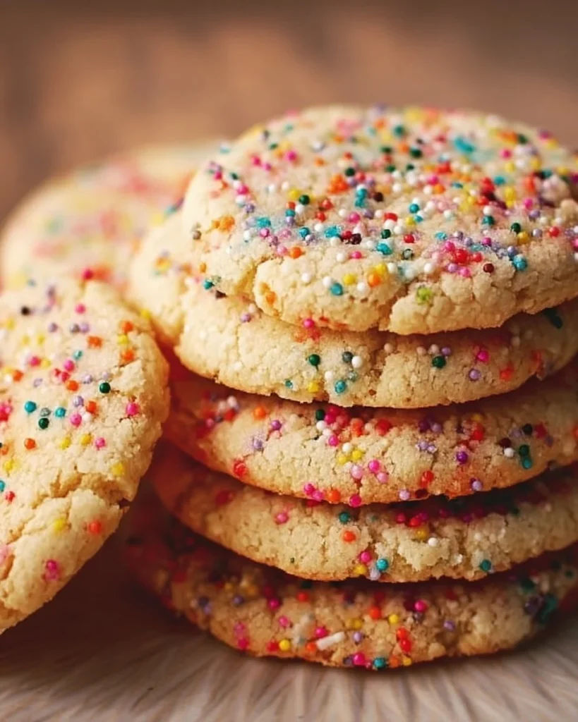 Plate of easy homemade sugar cookies fresh from the oven