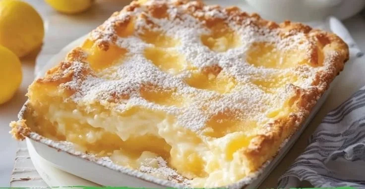 Delicious one-bowl lemon dessert by Paul Hollywood, perfect for lemon lovers.