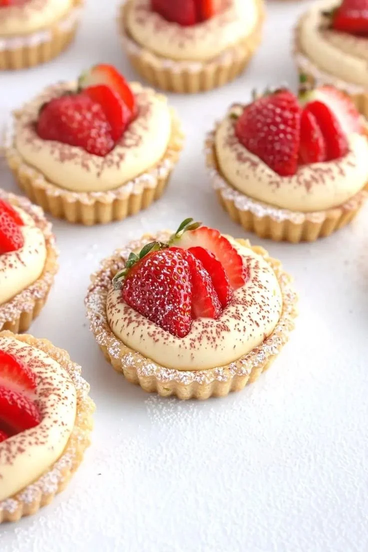 Delicious white chocolate mousse tart with a rich creamy texture and elegant presentation.