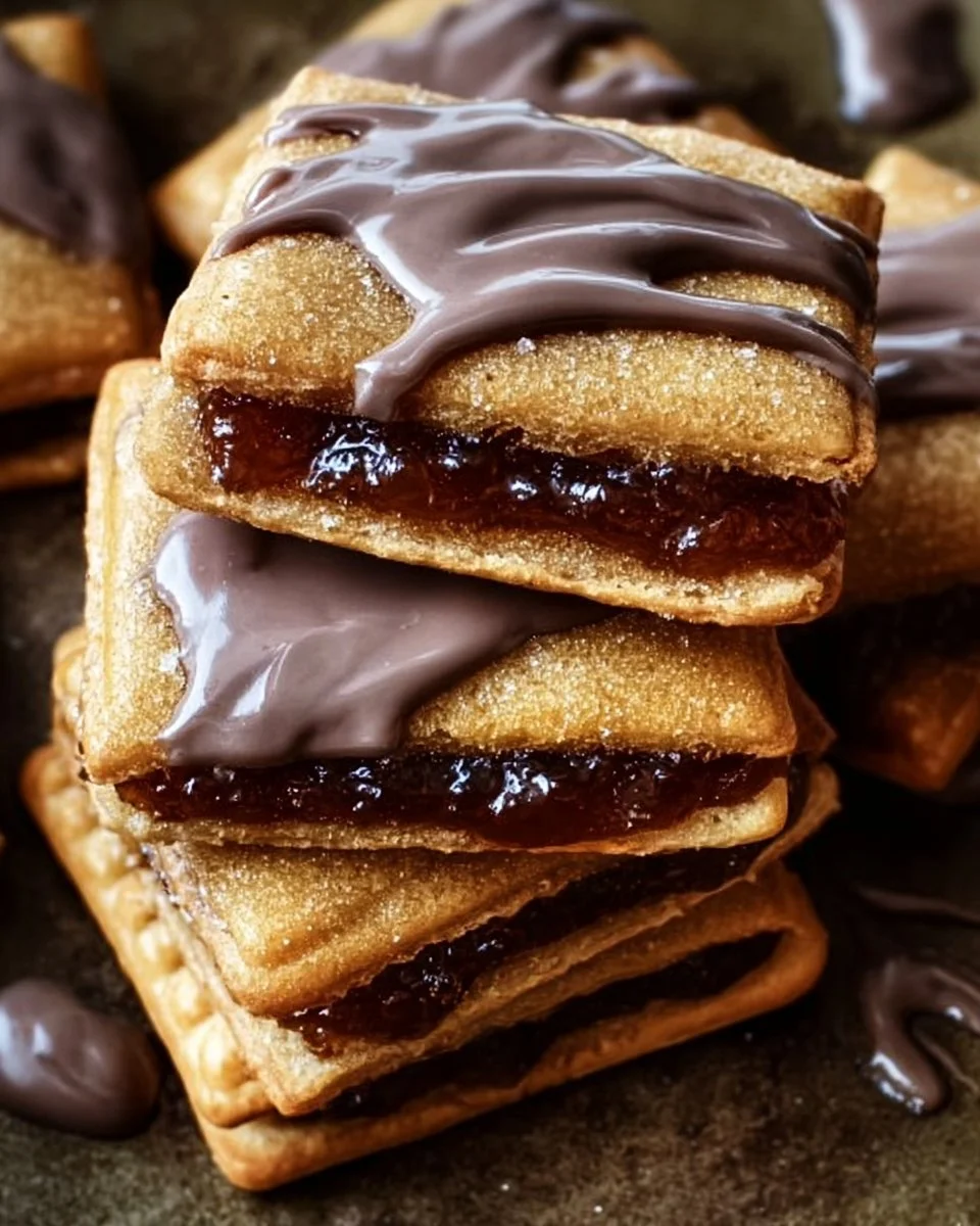 Brown Sugar Pop Tart Cookies with icing and sprinkles on a plate