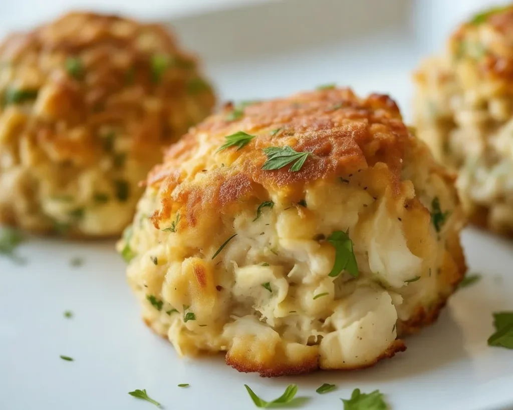 Delicious crispy crab bombs filled with jumbo lump crab meat and coated in panko.