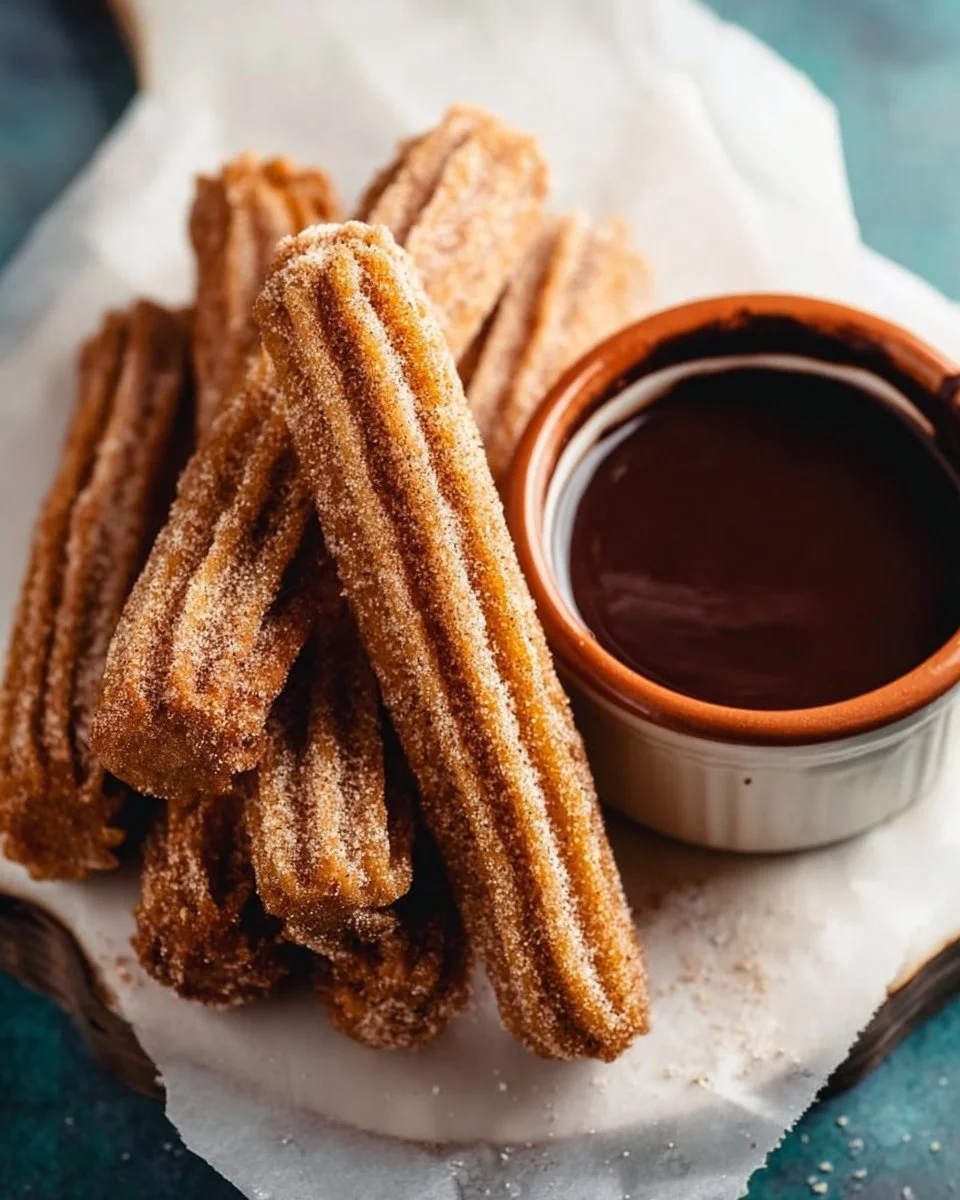 Delicious vegan gluten free churros coated in cinnamon sugar