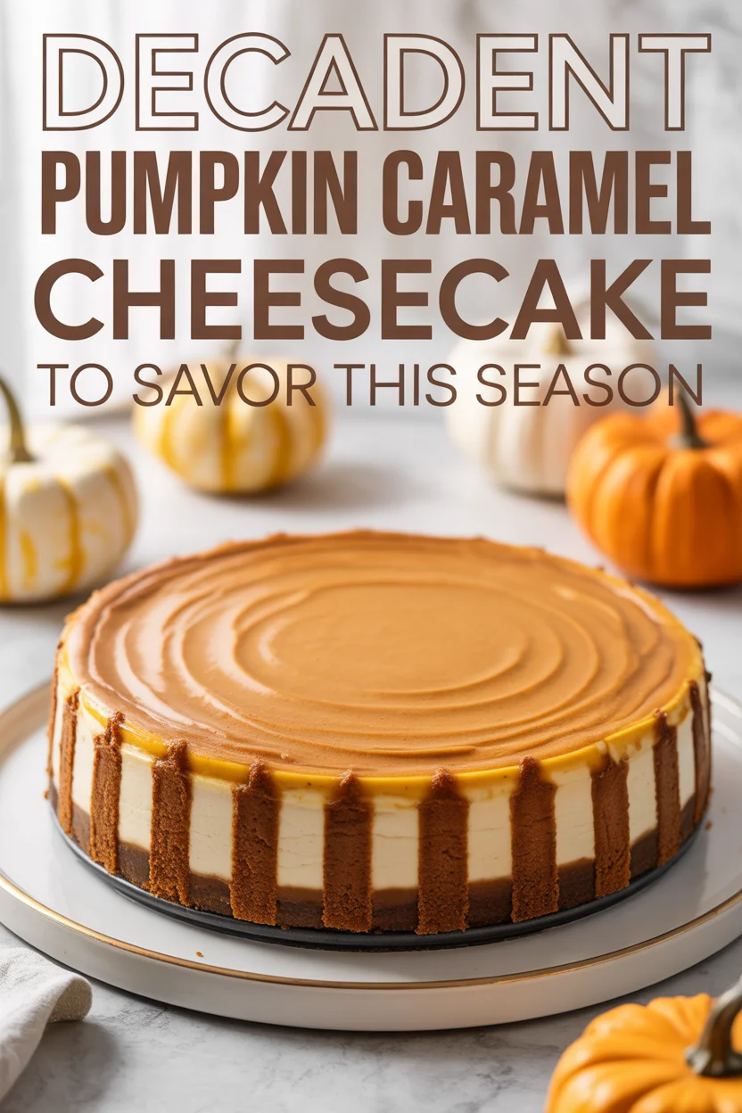 Pumpkin Caramel Cheesecake