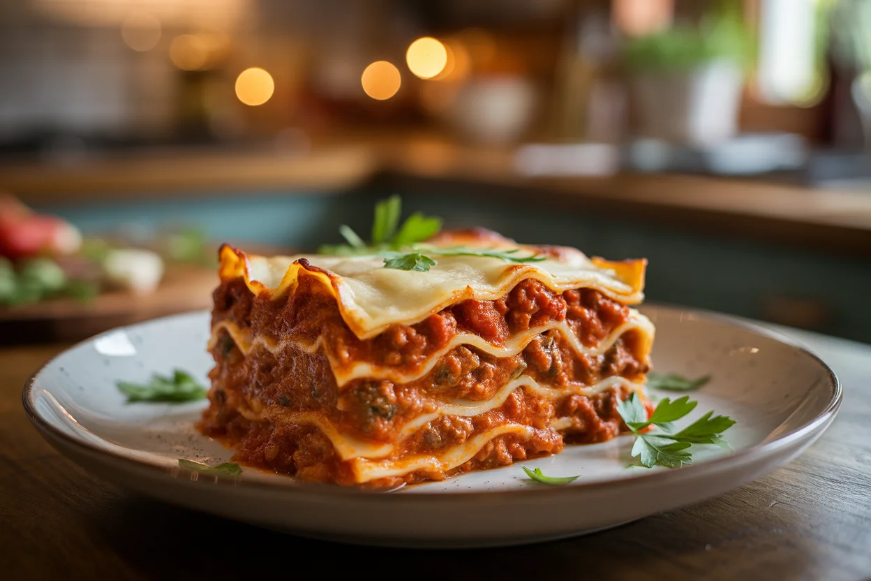 Crockpot Ravioli Lasagna