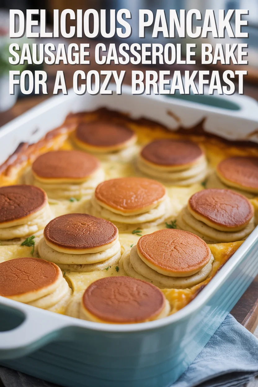 Delicious Pancake Sausage Casserole Bake for a Cozy Breakfast
