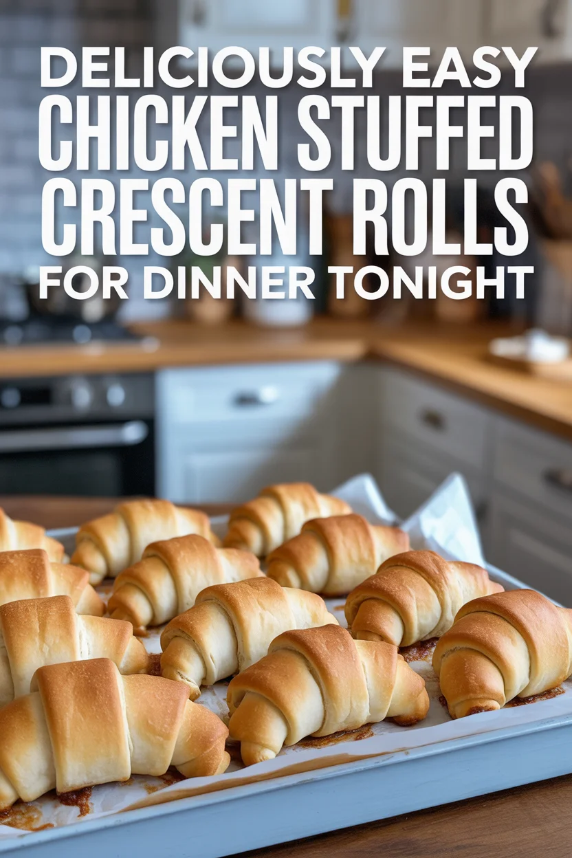 Deliciously Easy Chicken Stuffed Crescent Rolls for Dinner Tonight