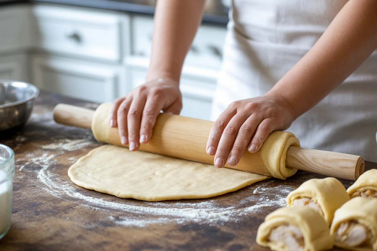 Chicken Stuffed Crescent Rolls