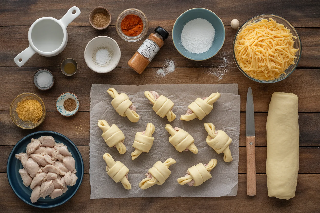 Deliciously Easy Chicken Stuffed Crescent Rolls for Dinner Tonight