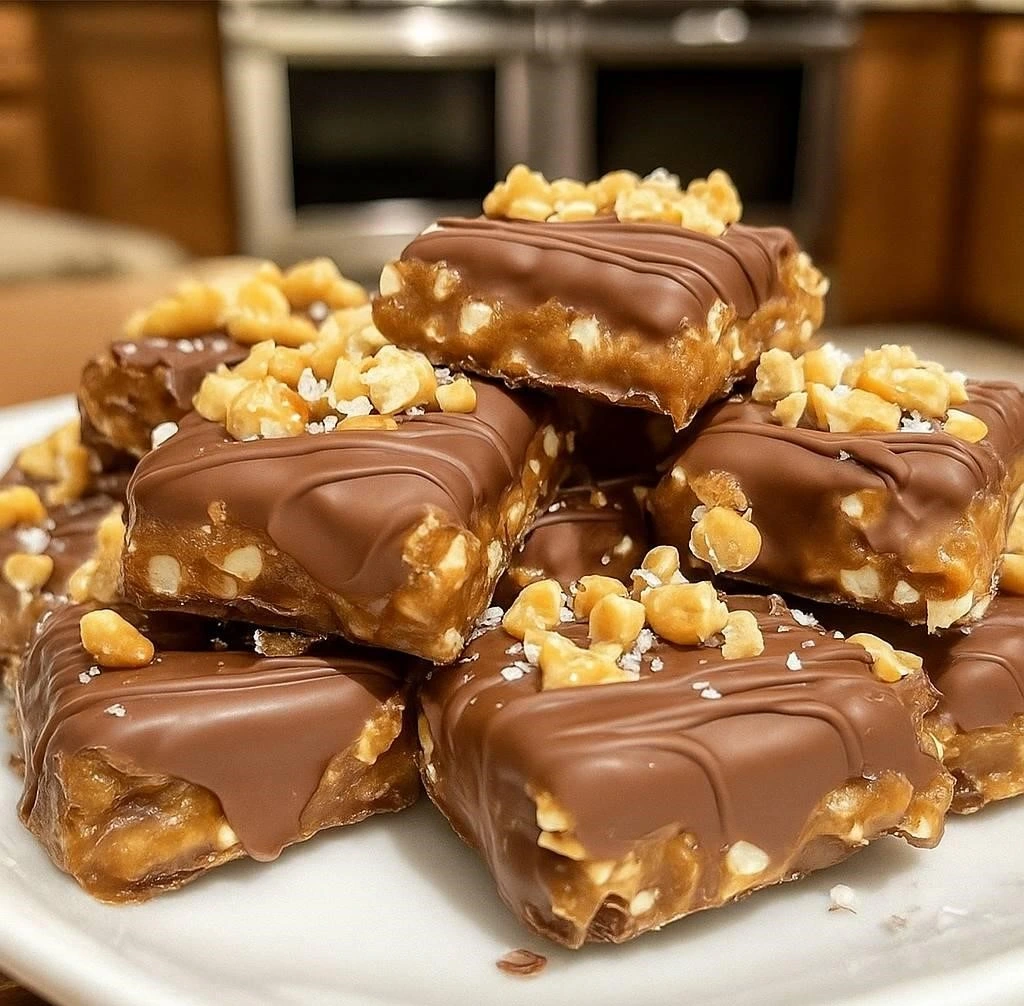 No-Bake Peanut Butter Pretzel Clusters