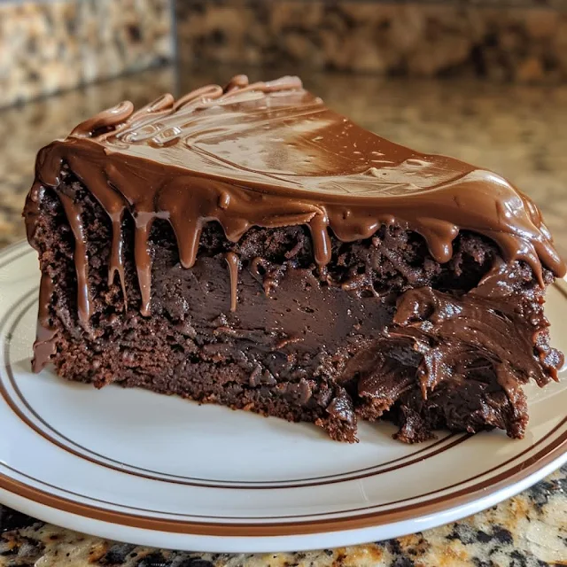 Death by Chocolate Poke Cake