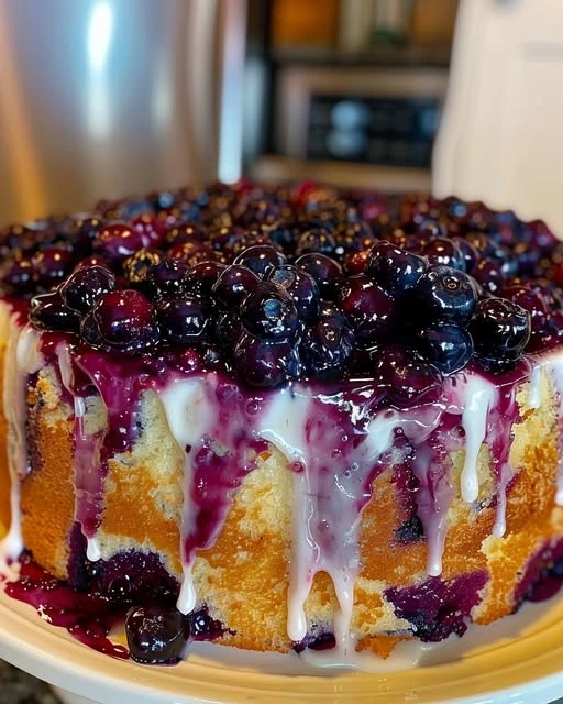Blueberry Lemon Pound Cake