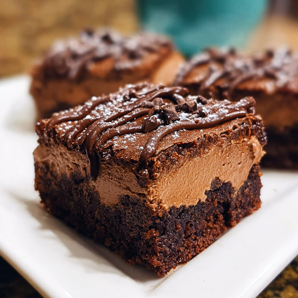Chocolate Mousse Brownies