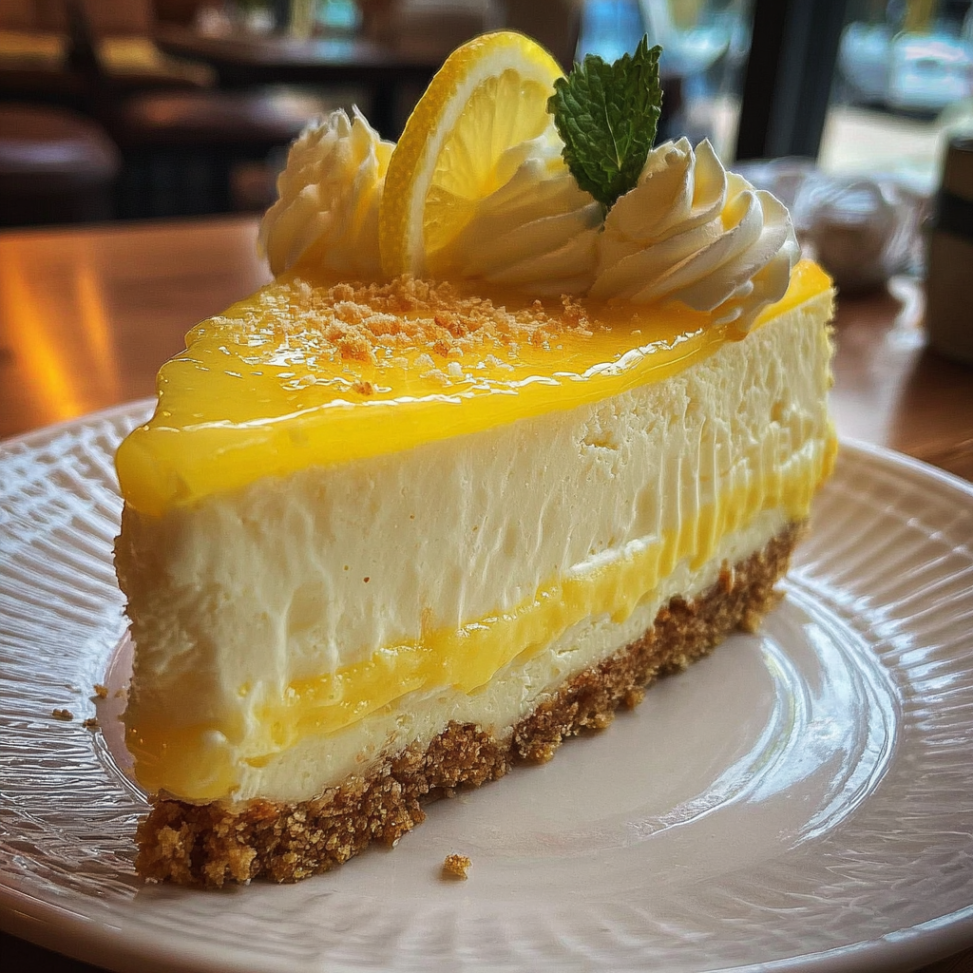Lemonade Layer Cheesecake