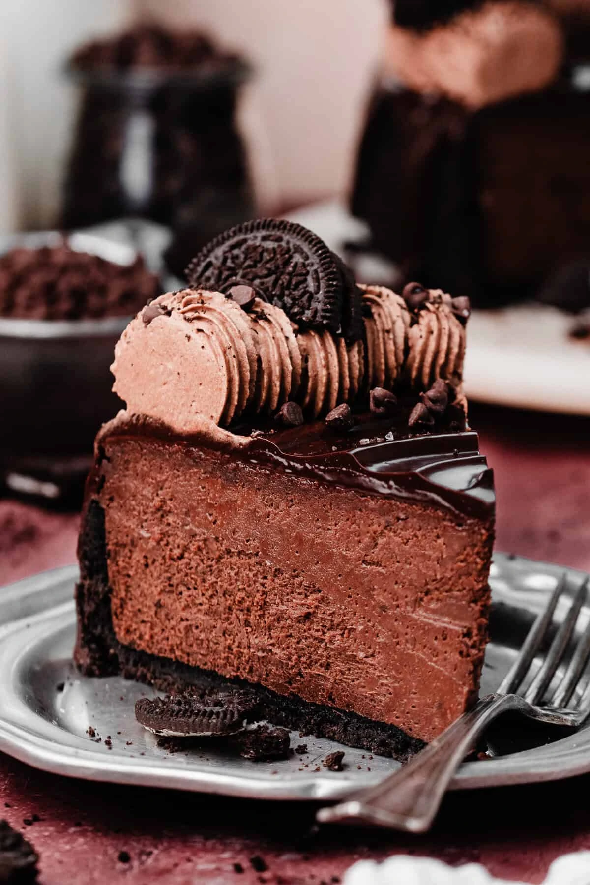 Triple Chocolate Cheesecake