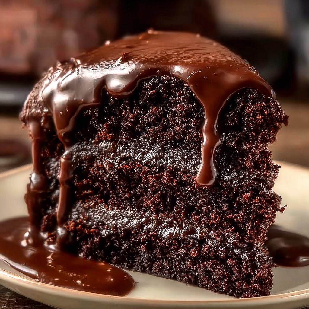 Sunk Chocolate Cake