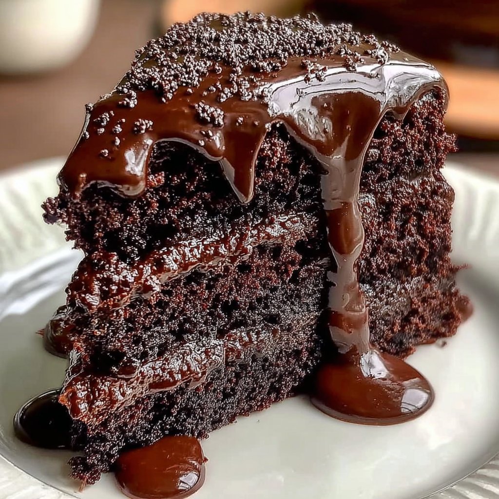 Sunk Chocolate Cake