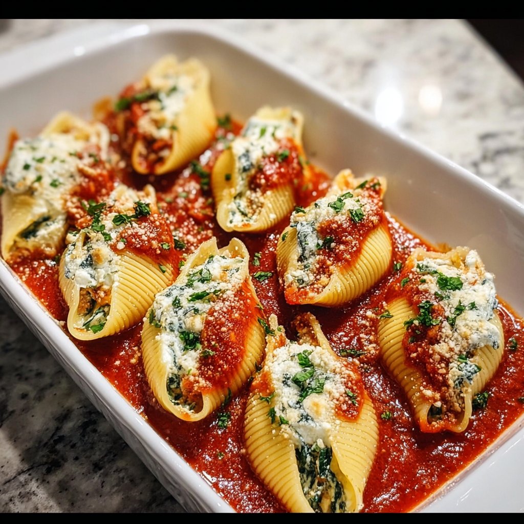 Best Christmas Stuffed Shells