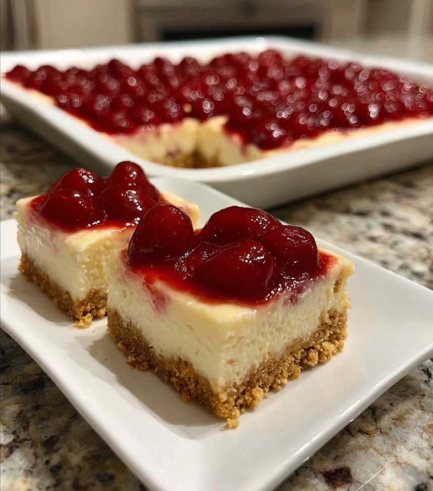 Cherry Cheesecake Bars