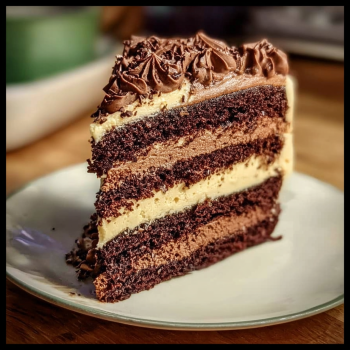 Chocolate Vanilla Cake