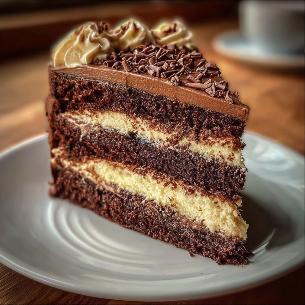 Chocolate Vanilla Cake