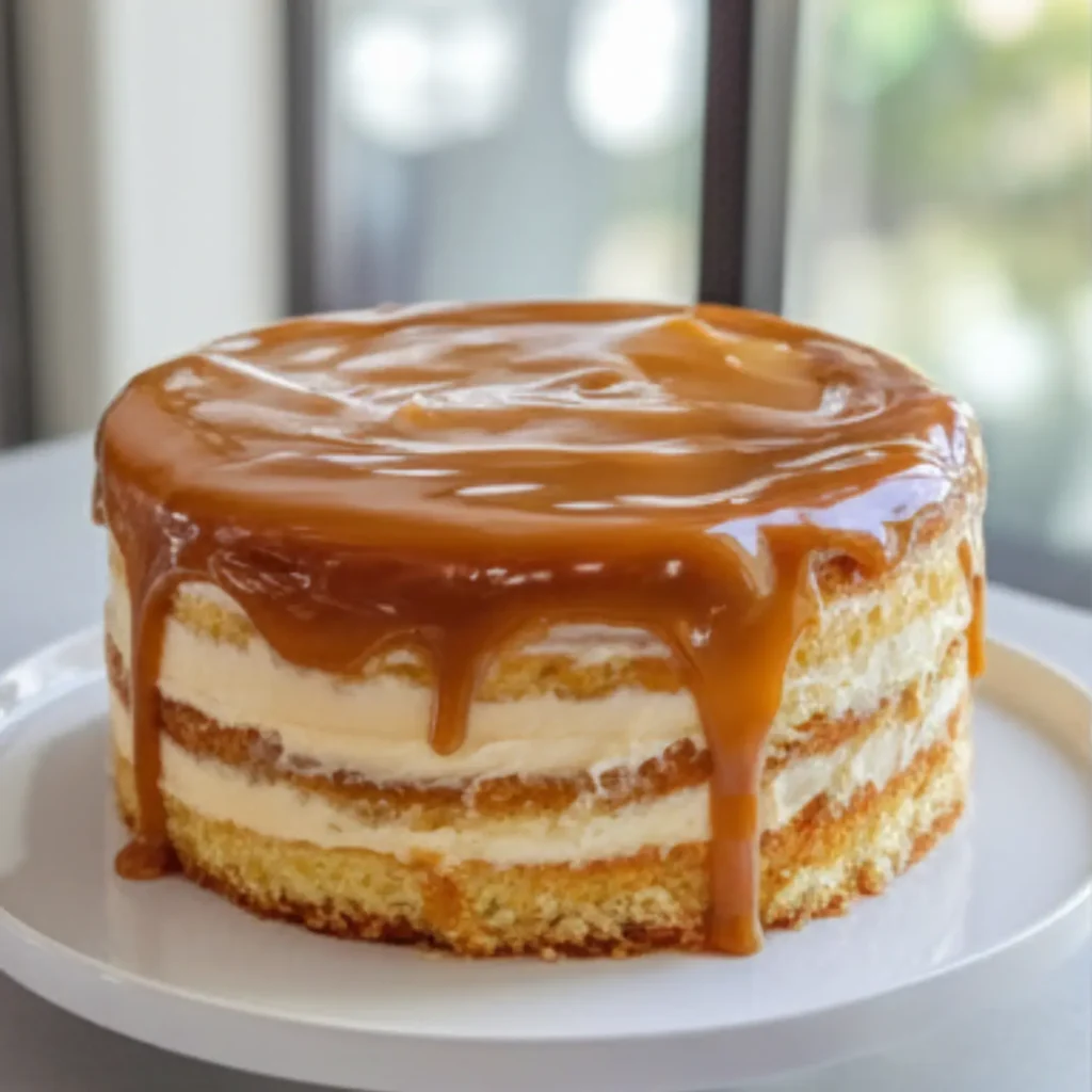 Creamy Caramel Cake