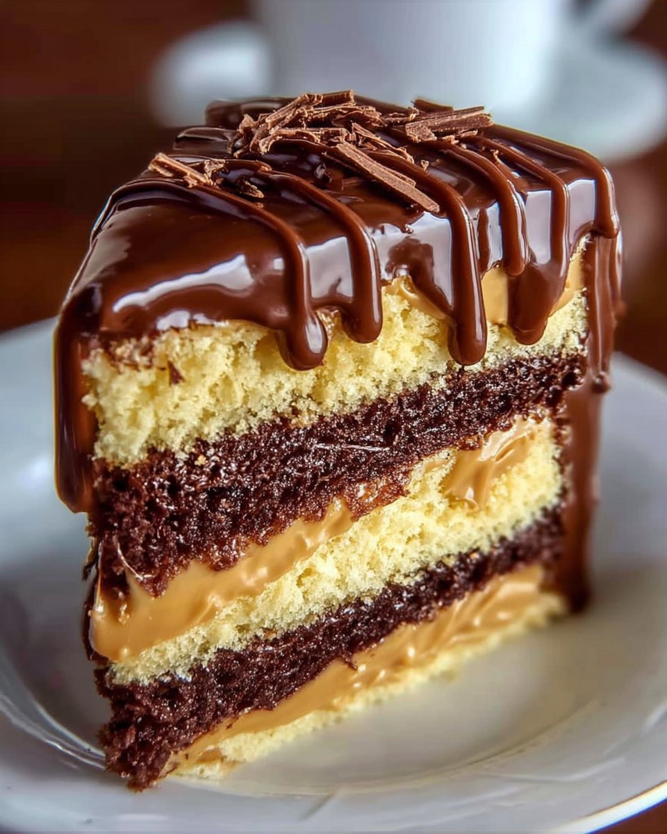 Vanilla Butter Chocolate Fudge Cake