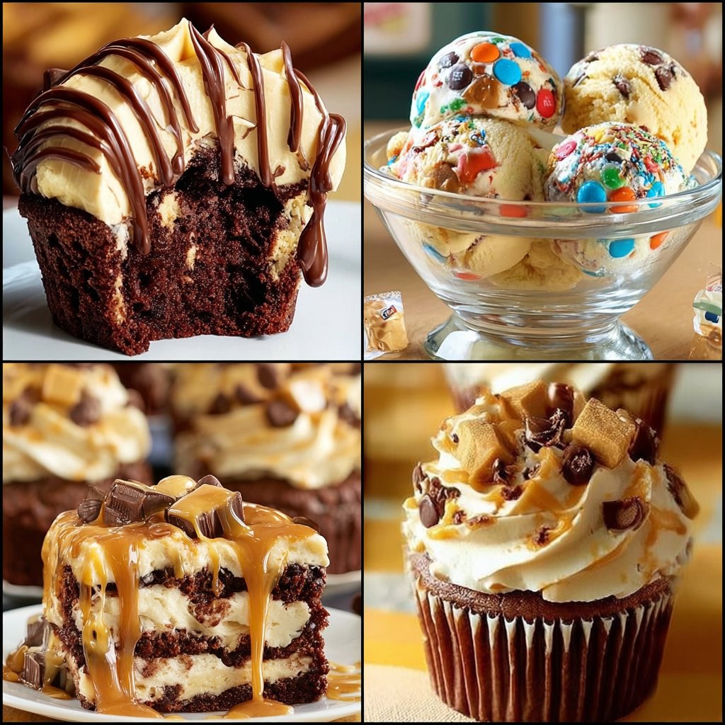 Ice Cream & Chocolate Cupcakes