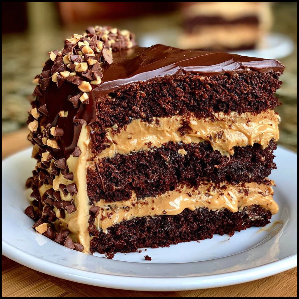 Chocolate Peanut Butter Dream Cake