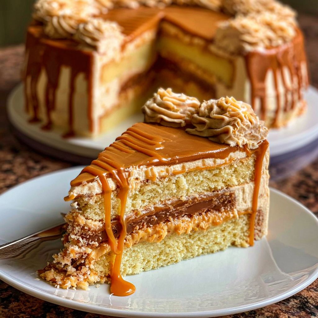 Caramel Sweet Milk Layer Cake