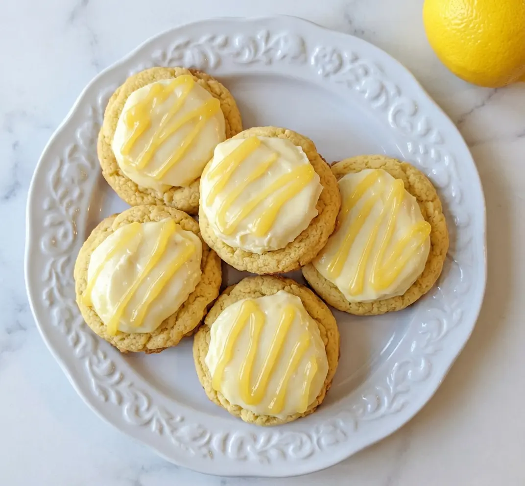 Lemon Cheesecake Cookies