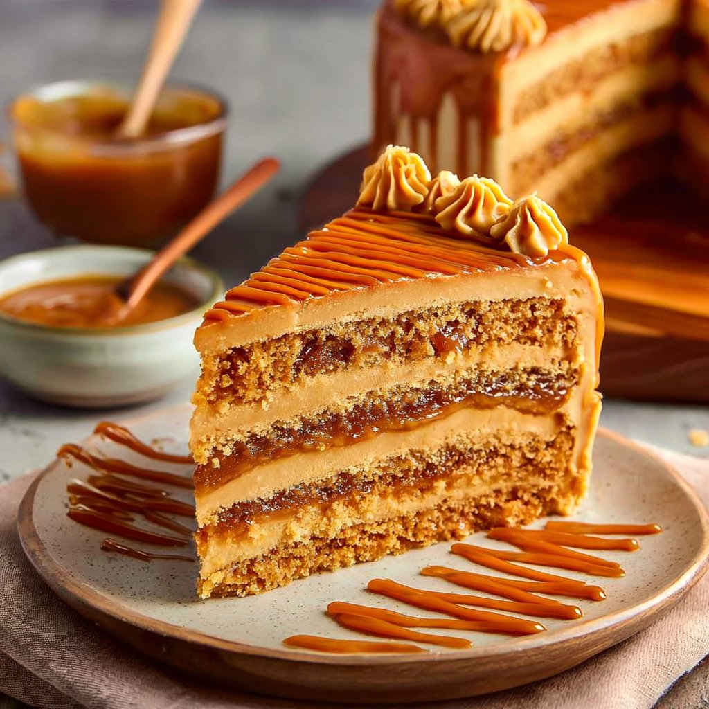 Caramel Sweet Milk Layer Cake