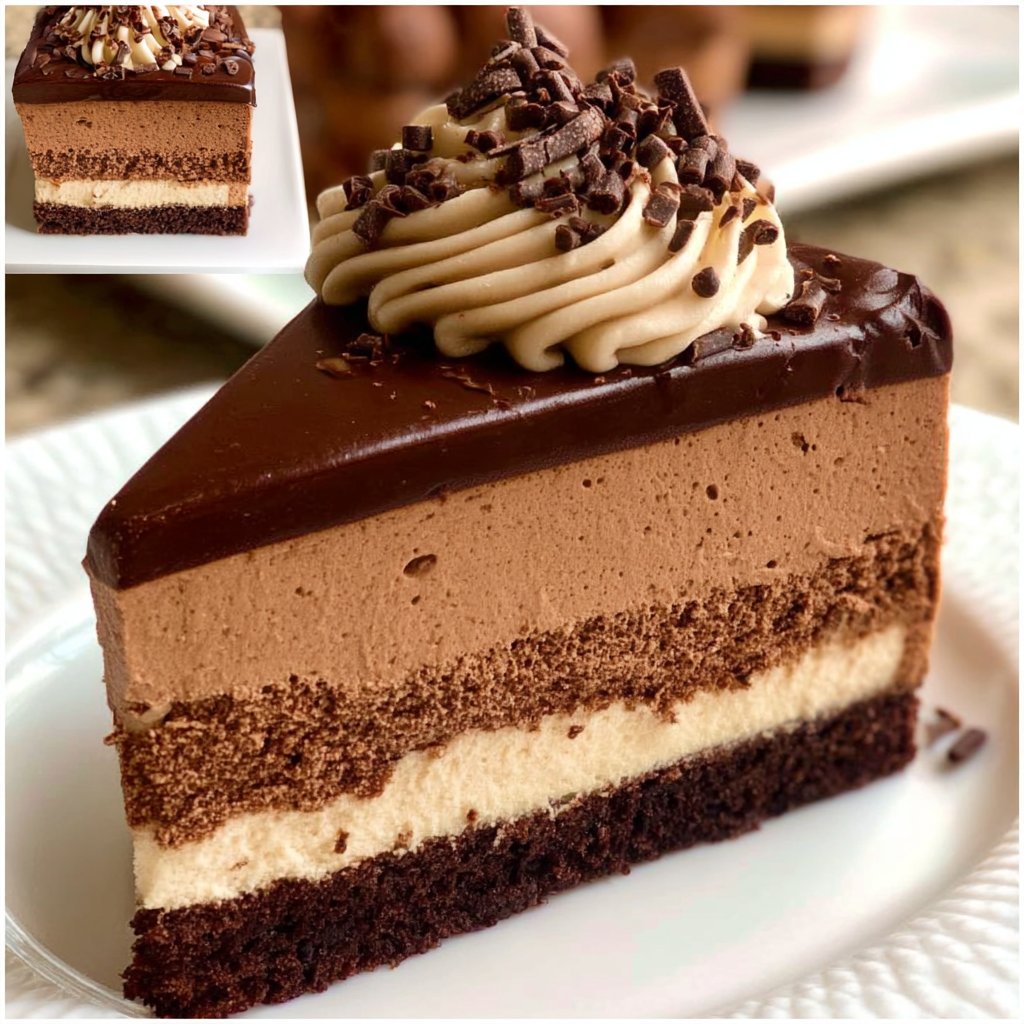 Chocolate Mousse Layer Cake