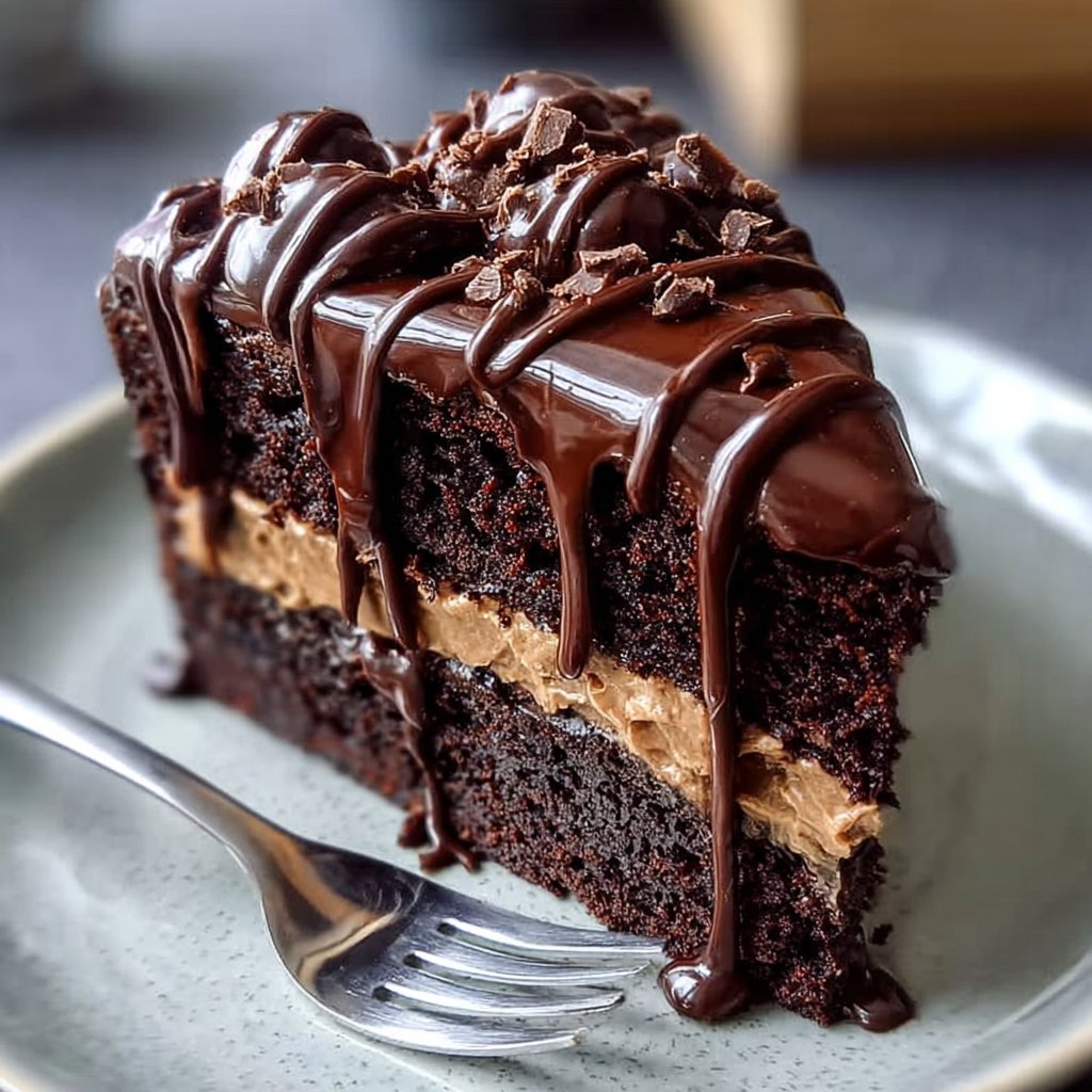 Chocolate Mocha Fudge Cake
