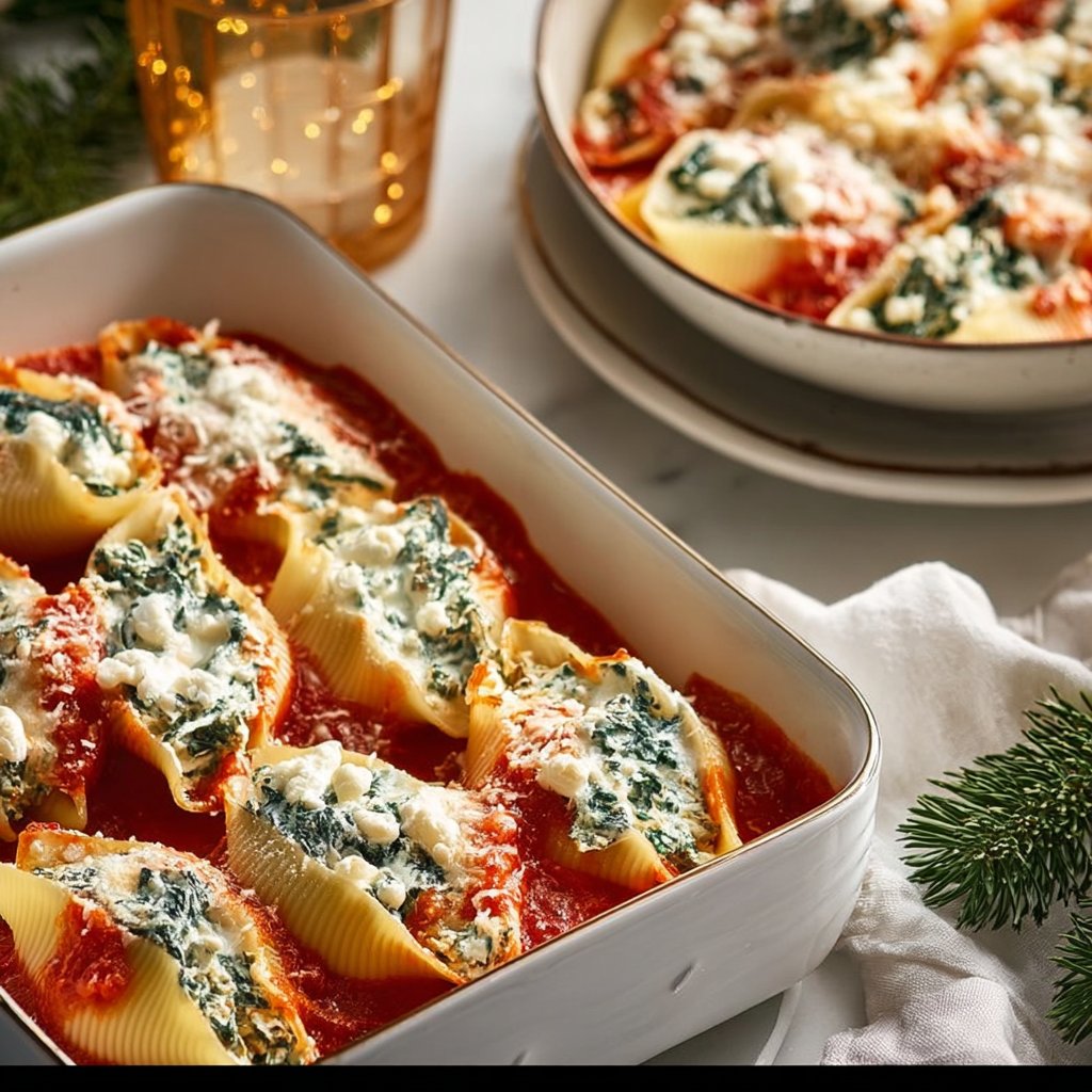 Best Christmas Stuffed Shells