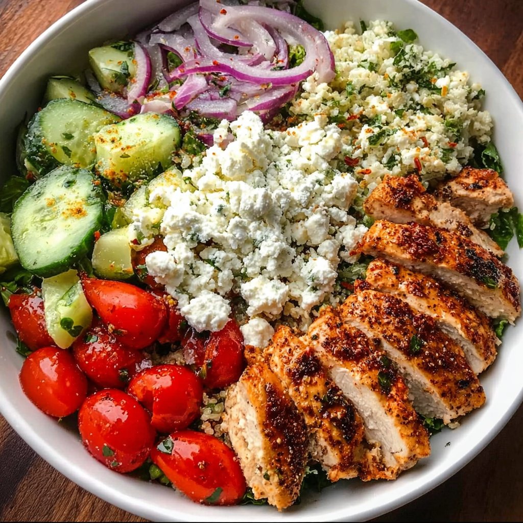 Greek Chicken Bowls