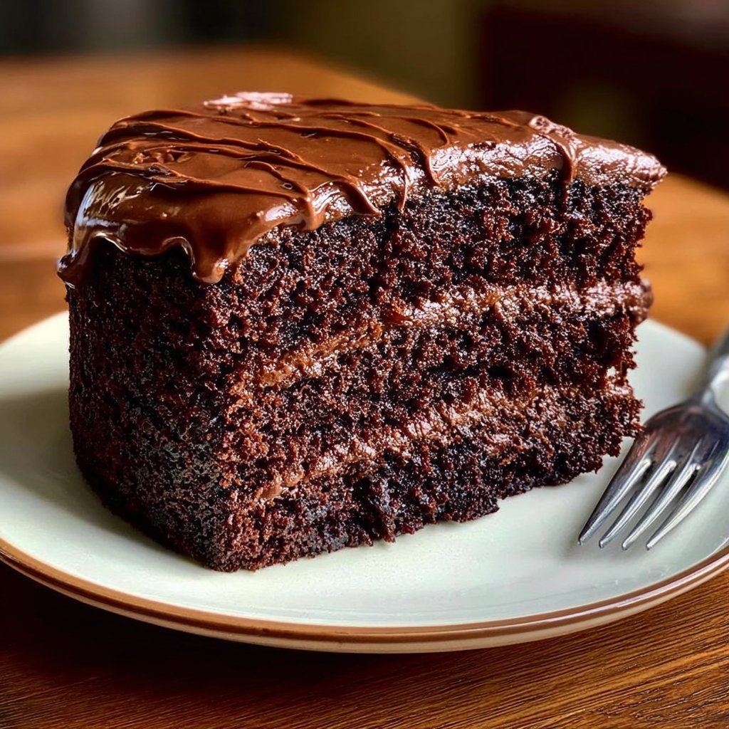Ultra Moist & Ultra Pudgy Chocolate Cake
