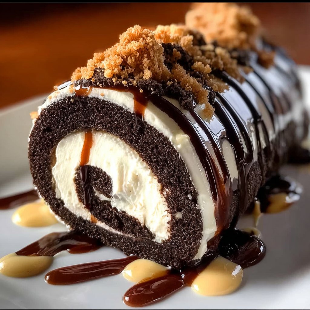 Oreo Cream Cheese Cheesecake Sushi Roll