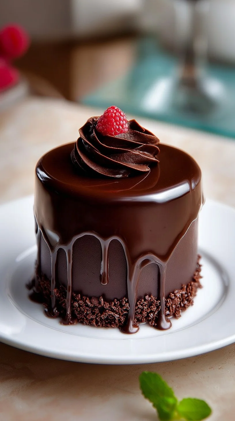 Chocolate Ganache Mini Cakes