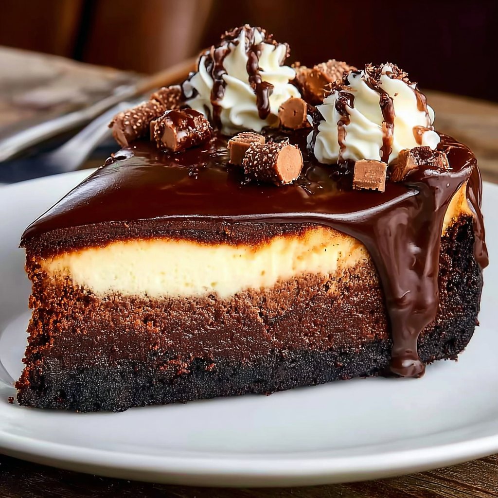 Warm Sugar Brownie Cheesecake