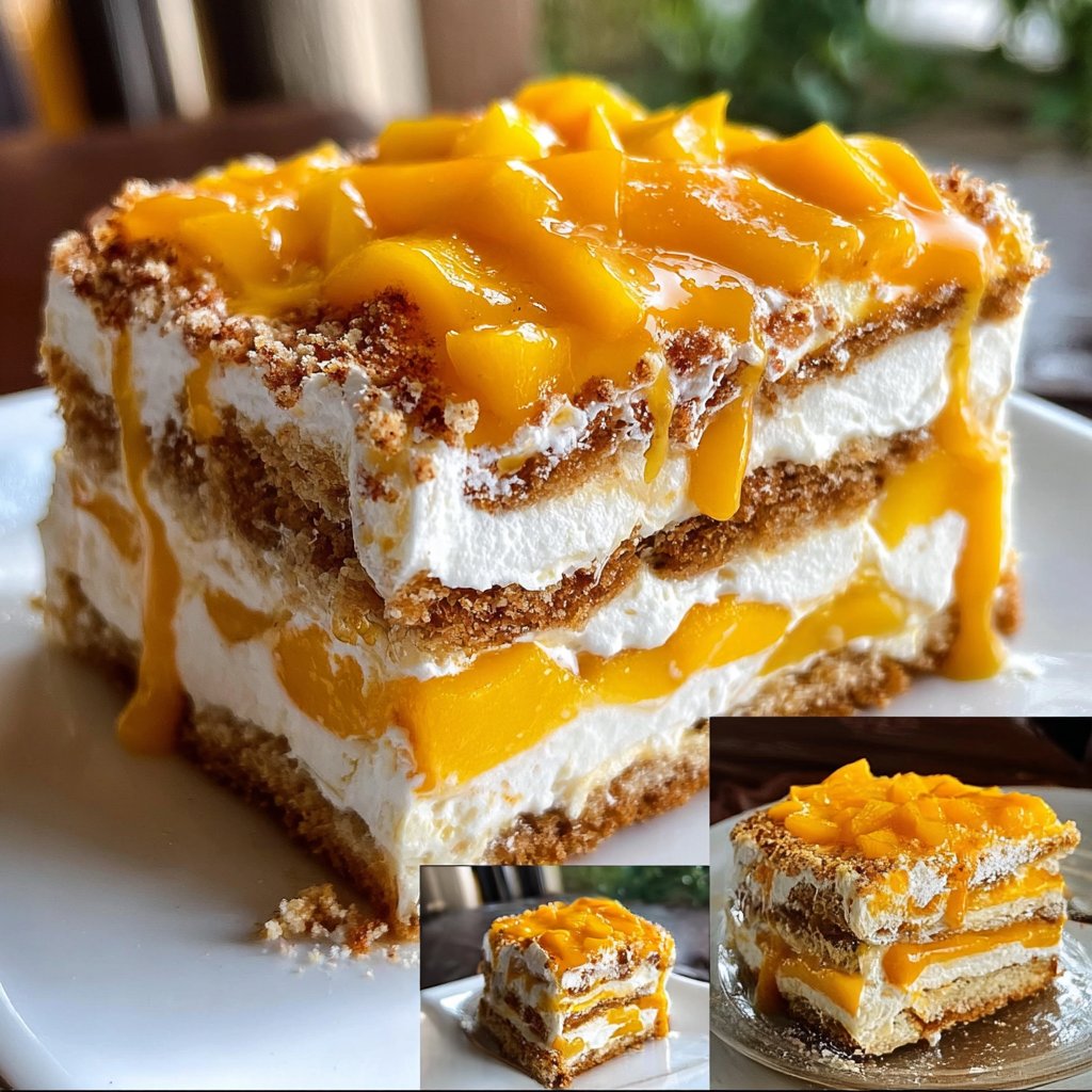 Mango Grahams (No-Bake Mango Float)