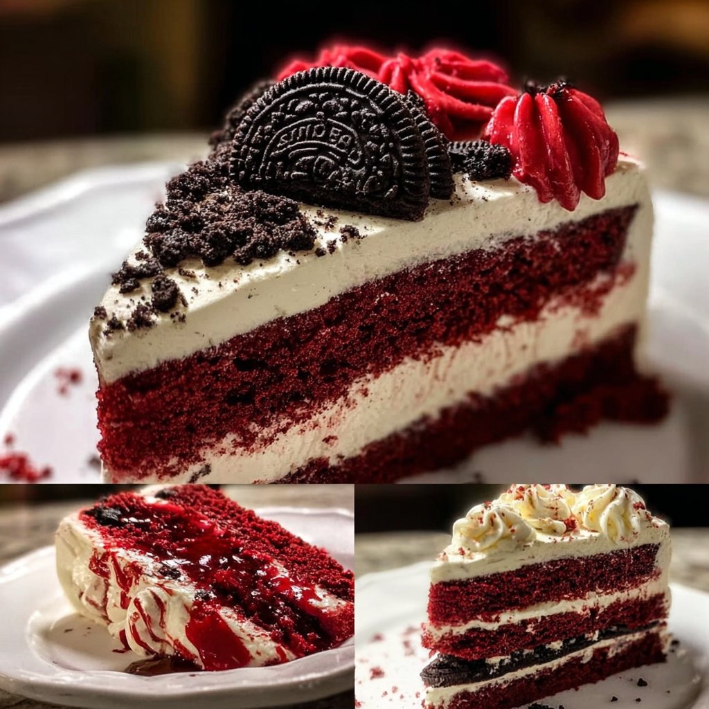 Oreo Red Velvet Cake
