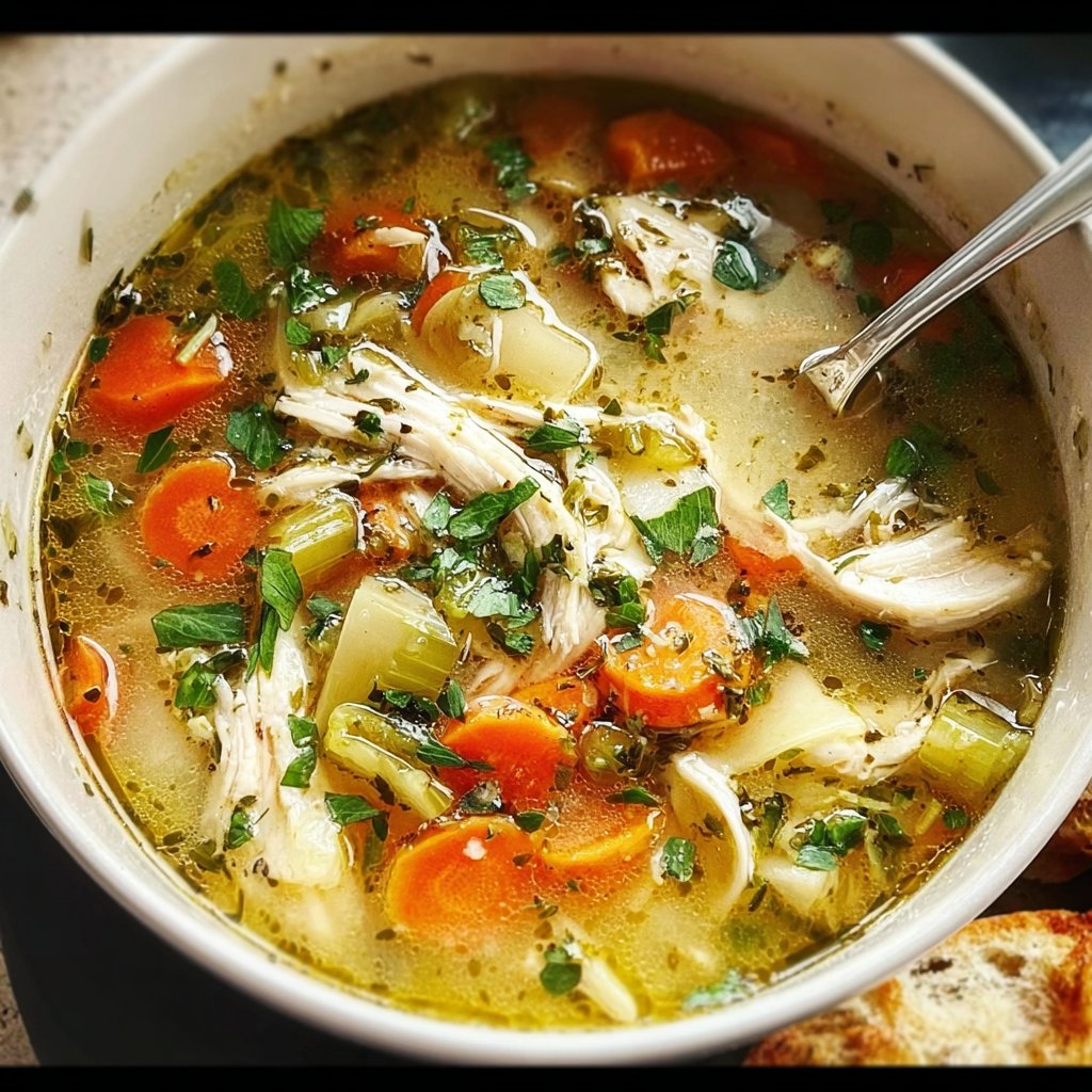 Easy and Healthy Homemade Chicken Soup