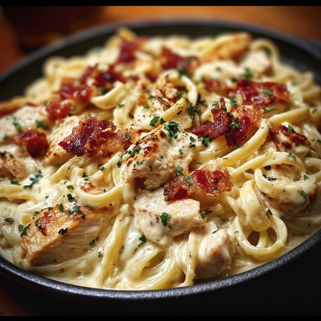 Chicken Bacon Ranch Pasta