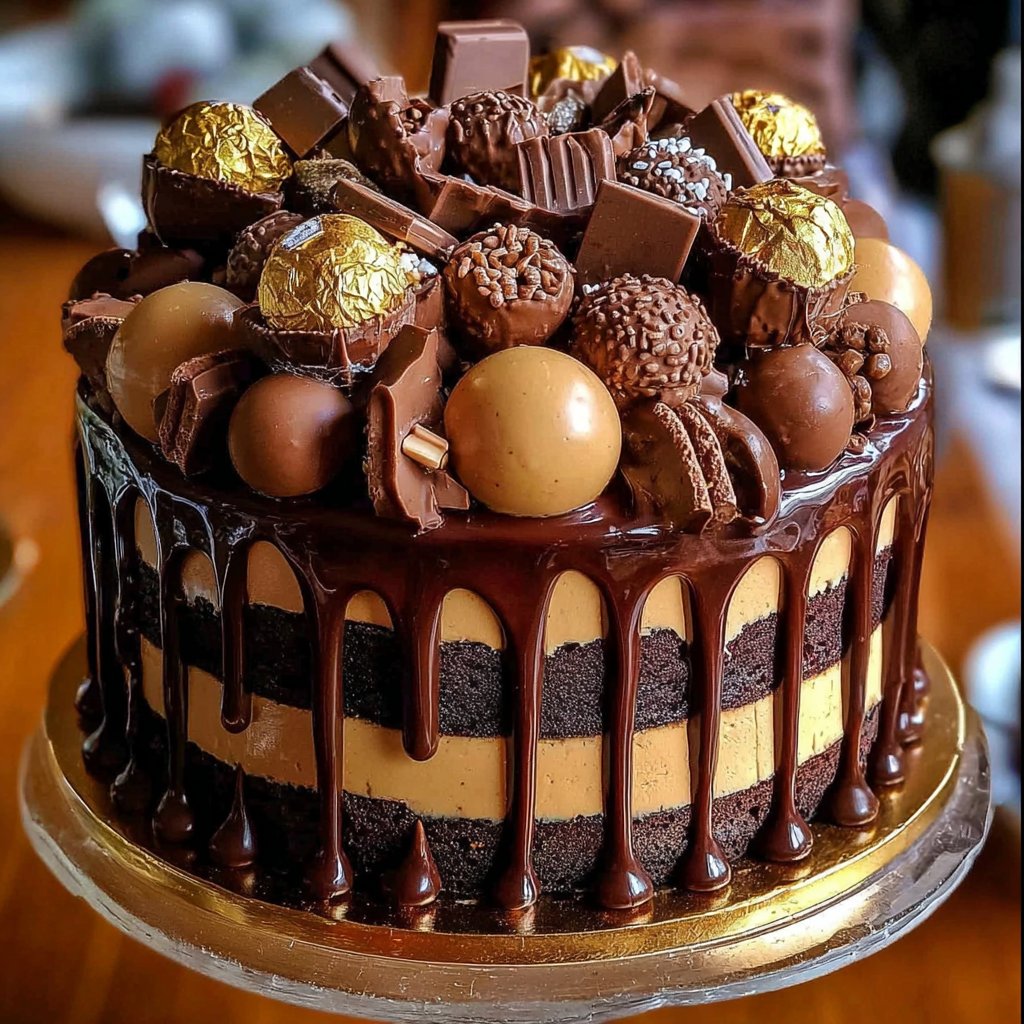 Epic Chocolate Overload Explosion Cake